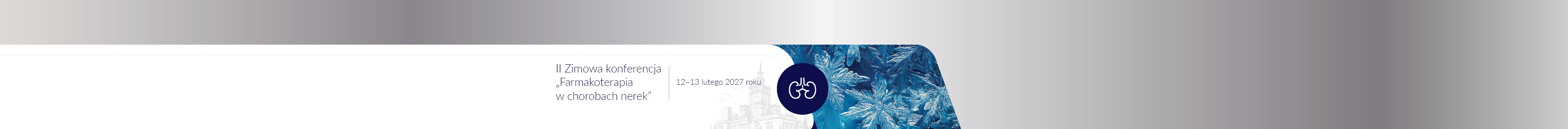 Zimowa Konferencja Farmakoterapia w chorobach nerek 2027